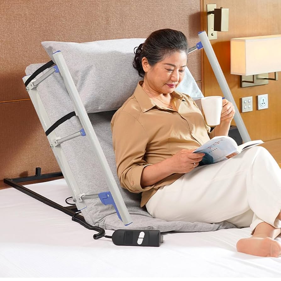 電動調整機能付きピンク枕 Amazon｜電動枕リフター、枕付きリフティングベッド背もたれ